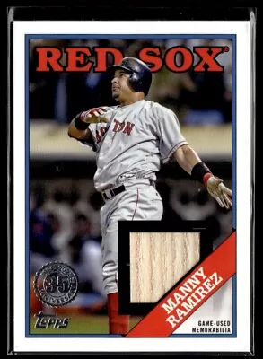 2022 Topps 1988 Relic Manny Ramirez Bat Boston Red Sox #MRA • $2.99