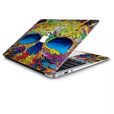 Skin Wrap For Macbook Air 11 Inch Colorful Skull 1 • $14.98