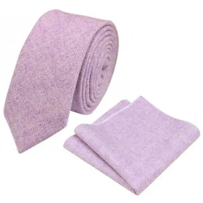 £10 • Buy New Vintage Purple Skinny Tweed Wool Tie & Pocket Square Set. Great Reviews. UK.
