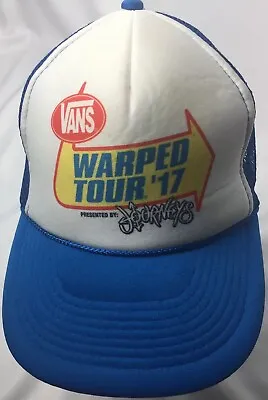 VANS Warped Tour 2017 Mesh Poly Trucker Hat Cap Snapback • $14.95