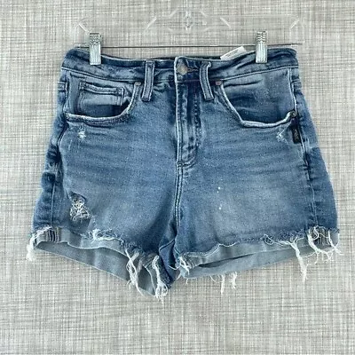 Silver Jeans Co. Adult W26 Distressed Raw Hem Women's Jean Shorts 2693 • $16.80