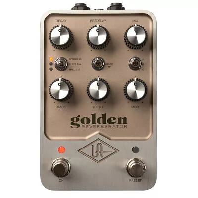 Universal Audio UAFX Golden Reverberator Stereo Effects Pedal • $399