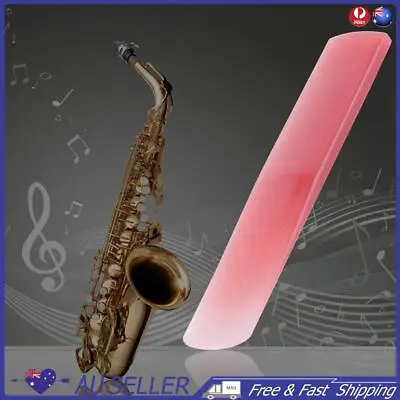 $7.80 • Buy Resin Plastic Sax Saxophone Reed Woodwind Instrument Parts (Alto Red)