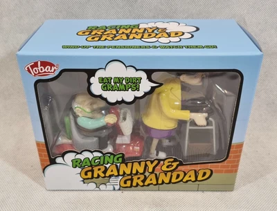 £12 • Buy Tobar Racing Granny And Grandad, Novelty Toy, Wind Up, Clockwork Toy, BNIB