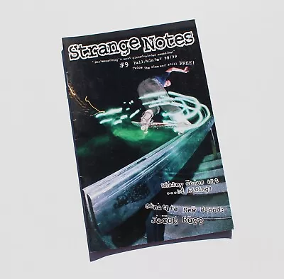 Vintage Strange Notes Magazine Skateboarding #9 Fall Winter 98 99 Jacob Rupp • $14.99