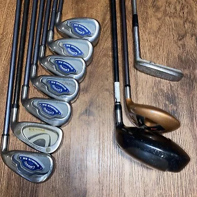 Men's Right Handed Complete Golf Club Set - Taylormade Driver Callaway Irons • $179.99