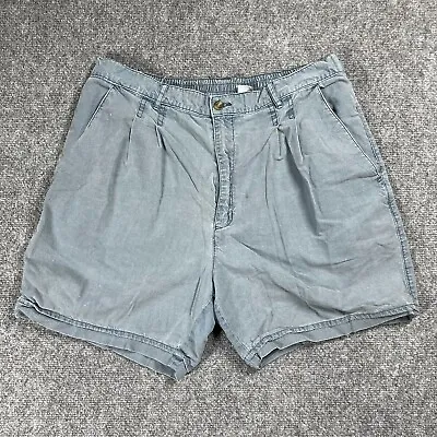 VINTAGE 90s Jockey Shorts Size 35 Blue Overdyed Cotton Mens • $13.86