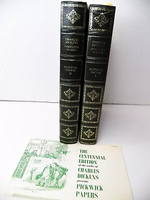 Charles Dickens Complete Works Centennial Edition Pickwick Papers I & Ii Green • £15.83