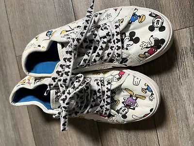 Disney Mickey Mouse Shoes- Mickey Head Laces- 7 • $23.77