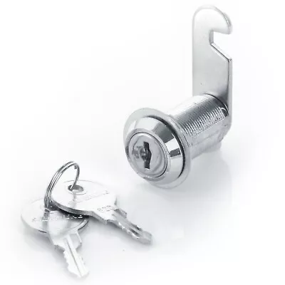 SILVERLINE CAM LOCK Thick 32mm Filing Office/Kitchen Cabinet/Cupboard Door/Desk • £8.65