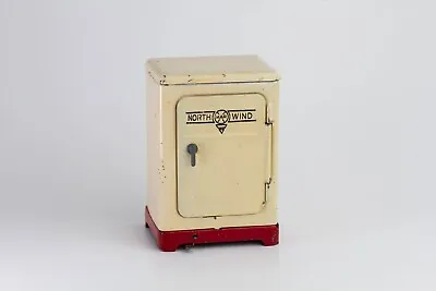 Vintage Marx Miniature Tin North Wind Fridge Refrigerator Dollhouse Diorama • $69.99