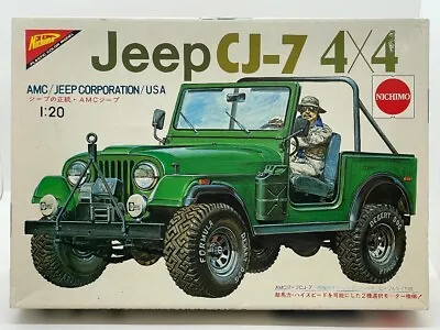 £0.99 • Buy Nichimo 1/20 AMC/Jeep Corporation/USA Jeep CJ-7 4X4 #MC-2026 Plastic Model Kit