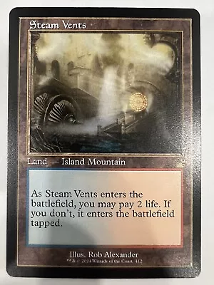 MTG Steam Vents (Retro Frame) Ravnica Remastered NM • $8.50