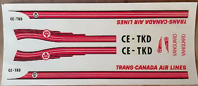 Airfix 1/72-scale Vickers Vanguard Trans-canada Air Lines Airliner *decals-only* • $9.95