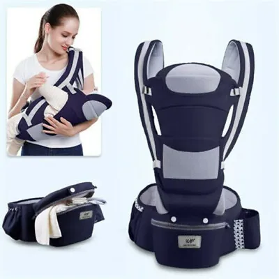 £24.52 • Buy 0-48M Ergonomic Baby-Carrier Infant-Baby Hipseat Carrier Front Facing Kangaroo