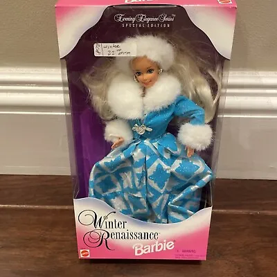 1996 Winter Renaissance Barbie #15570 Elegance Series VTG NRFB Mattel Doll 90s • $10.99