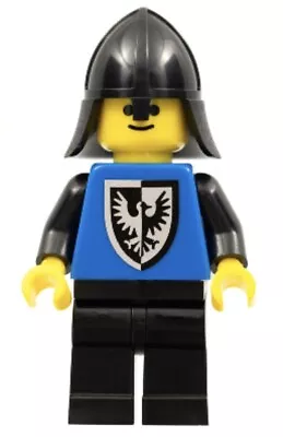 LEGO Black Falcon Guard Knight Castle Minifigure Vintage 1984 6030 Cas101 Cas253 • £4.95