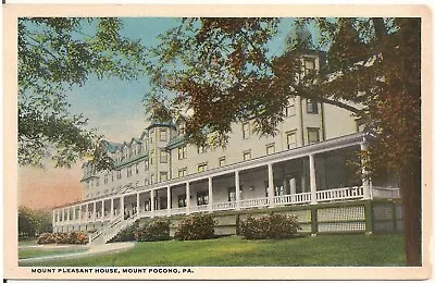 Mount Pleasant House In Mount Pocono PA Postcard • $4.95