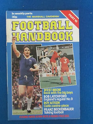 £2.99 • Buy The Marshall Cavendish Football Handbook - Part 16 - 1978