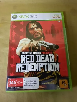 Red Dead Redemption Microsoft Xbox 360 Game W/manual And Map • $8