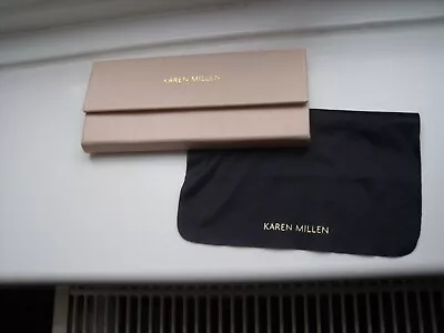 Emtpy Karen Millen Pink Glasses Case & Cleaning Cloth • £6