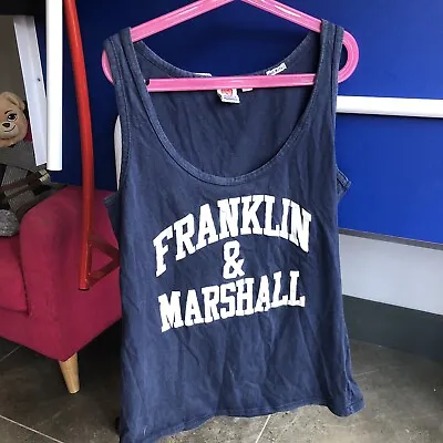 £4.95 • Buy Franklin Marshall Vest Top Authentic M 12/14