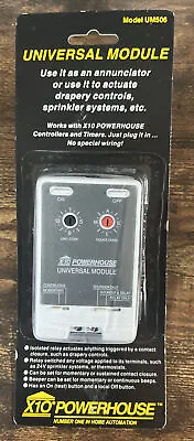 X10 Powerhouse Model UM506 Universal Module Used Good Condition • $18.99