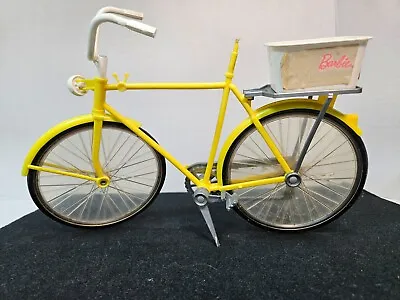 Vintage Mattel Barbie Yellow Bicycle 10 Speed 1973 • $4