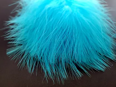 MARABOU BLOOD QUILLS - AQUA BLUE - BHFC - 12 Ct. - Fly Tying Material - NEW! • $2.99