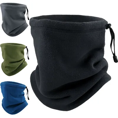 Winter Fleece Neck Warmer Gaiter Scarf Windproof Face Covering For Ski Climbing • $6.99