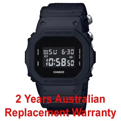 Casio G-shock Watch Dw-5600 Black Nato Band Dw-5600bbn-1 Limit Model 2y Warranty • $149.99