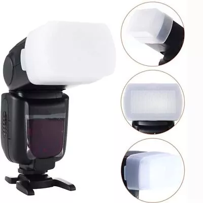 YN-560 Bounce Flash Diffuser Flash Diffuser Camera Diffuser Flash Light Softbox • £2.95