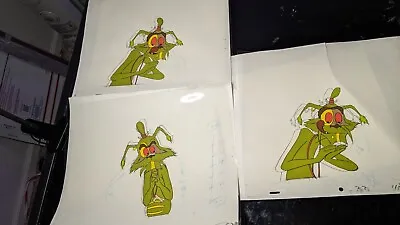 EWOKS Animation Cels BACKGROUND Production Art  Vtg Star Wars Toys Figures I12 • $59.62