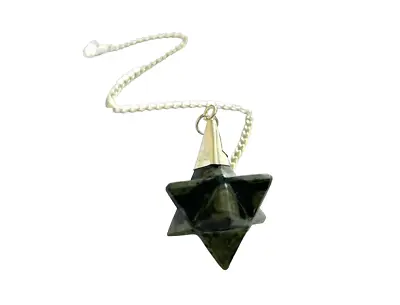 Kambaba Jasper Merkaba Dowser Star Pendulum Healing Reiki Feng Shui Gift Energy • £13.14