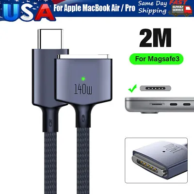 PD 140W USB Type-C To Magsafe 3 For MacBook Air/Pro A2442 A2485 A2681 Laptop NEW • $16.48