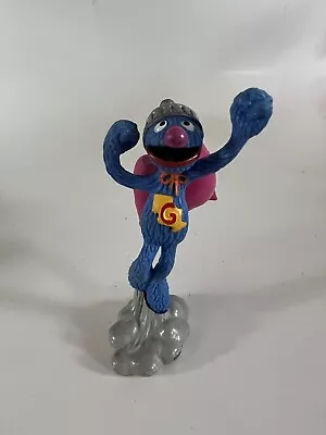 Vintage 4  Super Grover Sesame Street PVC Figure Muppets Applause • $9.99