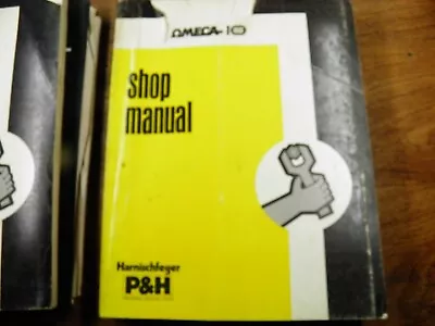 P & H  Omega 100 Series Crane Shop  Manual 114 115 118 120 122 128 • $150