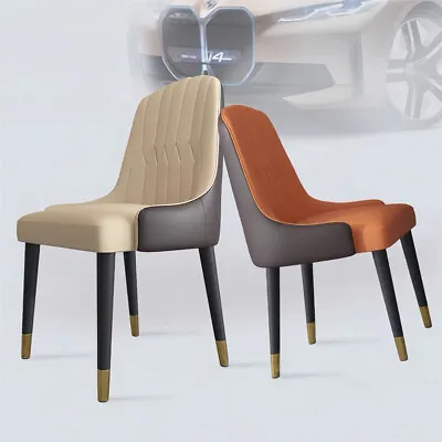 Modern Leather Dining Chairs Set Of 2 Scratch-Resistant For Kitchen Living Room • $159.93