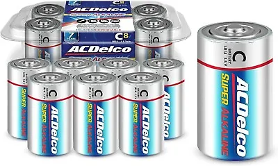 24 C Batteries ACDelco Lot Super Alkaline LR14 1.5V - 3pks Of 8 C Cells • $19.99