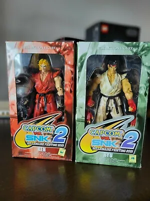 $134.99 • Buy Capcom VS. SNK 2 Millionaire Fighting 2001 Ken & Ryu Figures NEW FREE SHIP US