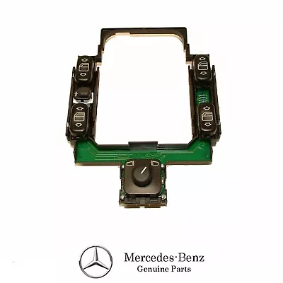 Window & Mirror Switch Assembly In Center Console For 1996-98 Mercedes W210 E • $119.90