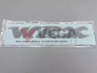 Rear  WRX  Decal Sticker White STi To Suit Subaru Impreza GC8 93-01 • $84