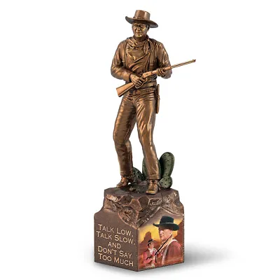 $84.95 • Buy Bradford Exchange John Wayne The Legend Sculpture: Don't Say Too Much #2