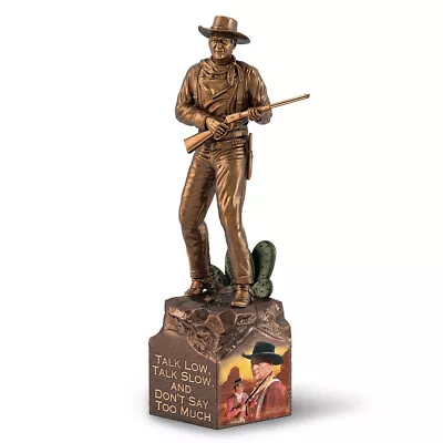 $84.95 • Buy Bradford Exchange John Wayne The Legend Sculpture: Don't Say Too Much #2