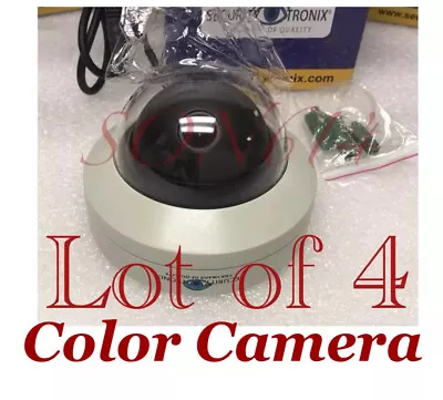 4 Pack Color Camera Security Tronix ST-D700VP3.6-W W/ 700TVL 3.6mm NTSC CCTV NEW • $58.90