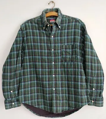 45RPM Forty Five RPM Studio By R NMD 90's Green Plaid Thick Shirt Medium Sz 2 • $105.59