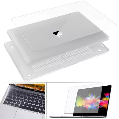 Clear Protective Shell Case& KB Skin& HD Film For MacBook Air 13  A2337 M1 A2179 • $17.09