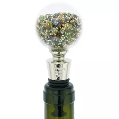 GlassOfVenice Murano Glass Sparkly Beads Bottle Stopper - Multicolor • $69.95