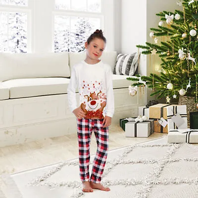 UK Family Adult Kids Baby Matching Christmas PJs Pyjamas Xmas Sleepwear Outifts • £7.46