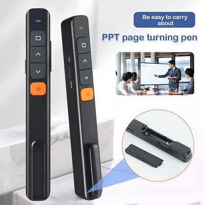 £10.30 • Buy PowerPoint Presentation Remote USB PPT Presenter Laser Pointer Hyperlink Clicker